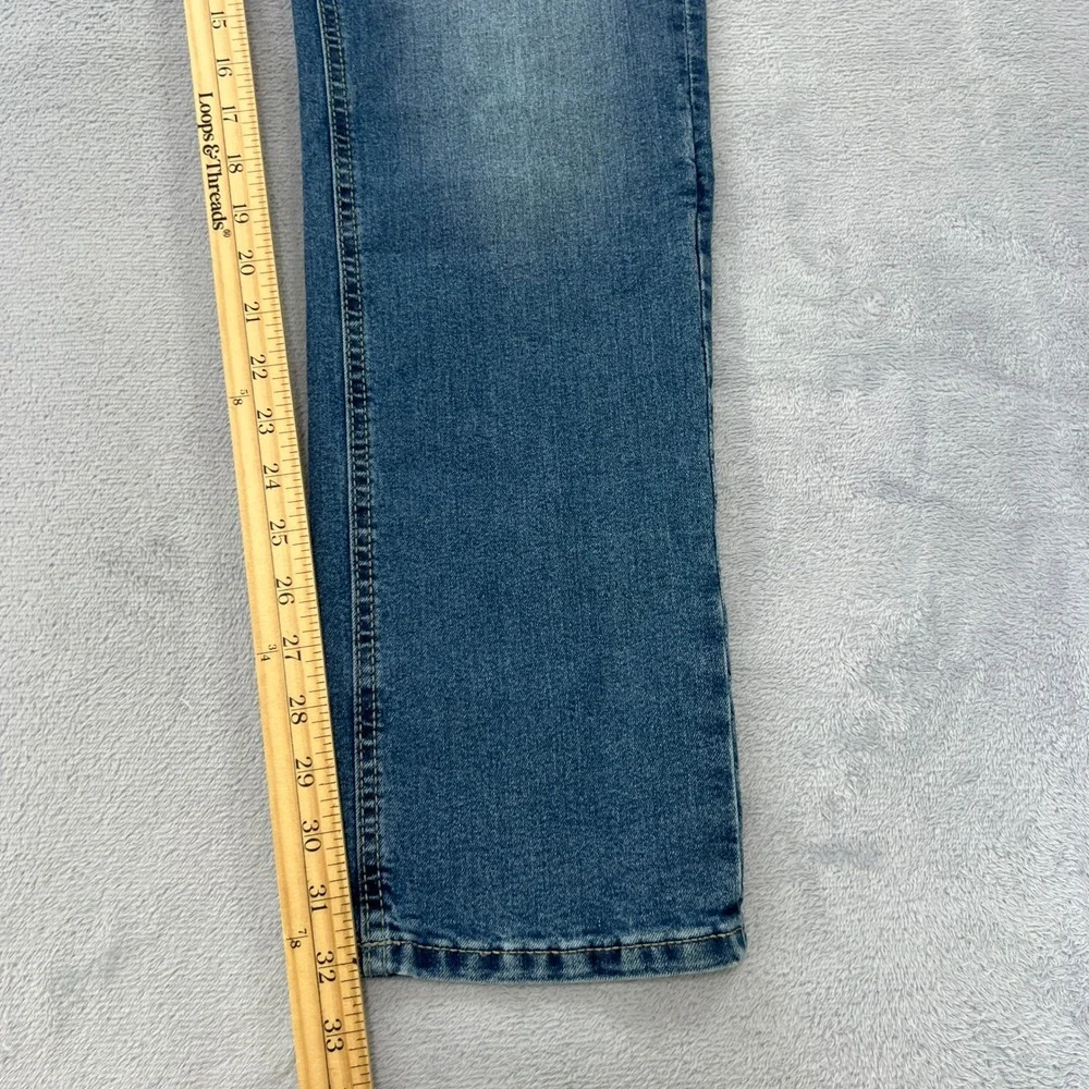 Buffalo David Bitton Slim‎ Stretch Jeans Ash-X Denim Blue Mens W36 L32 Casual